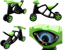 я Беговел Мінібайк Чорно-Зелений 0136/01 Doloni Toys