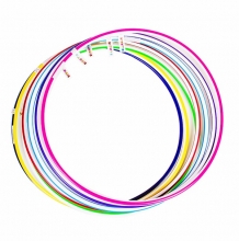 яя Обруч Веселка 2 середній 75см 0170 Bamsic, 10шт в упаковці