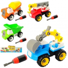 Будтехніка 555-19-20-21-22A, конструктор, 4види, в кульку