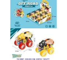 яя Машинка JKL-017, перевертень, 12шт в дисплеї