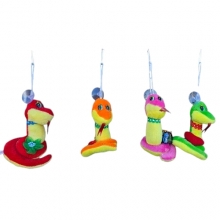 яя М'яка іграшка Змія мала 27-5, присоска, мікс кольорів