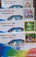 яя Алмазна мозаїка DIY 20-30см, мікс