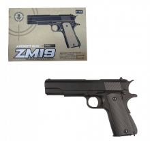 яя Пістолет ZM19, кулі, метал, в кор-ці