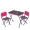 . Столик Alphabet малиновий