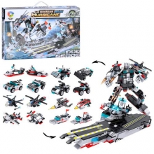 Конструктор 42006, робот/авіаносець/транспорт, 713дет, в кор-ці