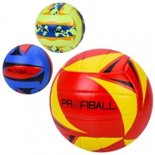 М'яч волейбольний EN-3331, 3види, у пакеті