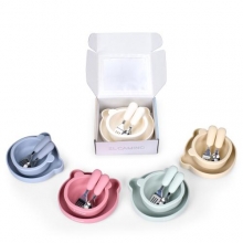 .. Набір силіконового посуду ME 1174-1 Mix Bear