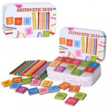 Дерев'яна іграшка Набір першокласника MD 1887, в пеналі (метал)