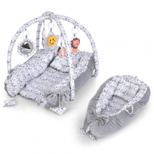 яя Кокон-килимок для немовляти ME 1197 Gray, 2в1, в кор-ці