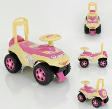 я Машина толокар 0142/07UA рожева Муз УКР Doloni Toys