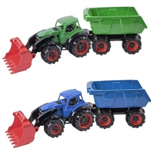 я Трактор 315 з ковшем та причепом Texas 2кольори Orion