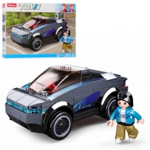 Конструктор SLUBAN M38-B0901, машина, 136дет, в кор-ці