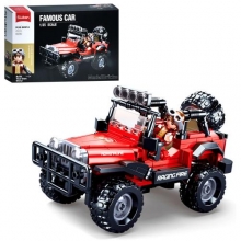 Конструктор SLUBAN M38-B0816, позяшляховик, 253дет, в кор-ці