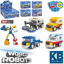 Конструктор KB 216, спецтранспорт, 12шт в дисплеї