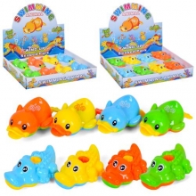 Водоплаваюча іграшка 222-Z-666-Z, качка/крокодил, 8шт в дисплеї