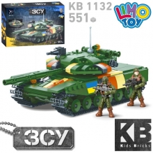 Конструктор KB 1132, військовий танк, 551дет, в кор-ці