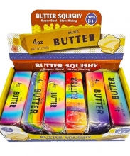 Іграшка Butter-rainbow, антистрес, 12шт в дисплеї