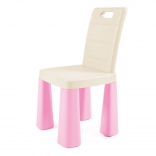 я Дитячий стільчик пластиковий 04690/12 Рожево-бежевий Doloni Toys