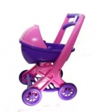 я Коляска з люлькою Фіолетова 0121/02 Doloni Toys