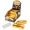 яя Набор для раскопок Gold слиток Малый GEX-02-01 Danko Toys, 12шт в дисп
