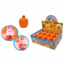 яя Фігурка 10, антистрес, зайчик у моркві, 12шт в дисплеї