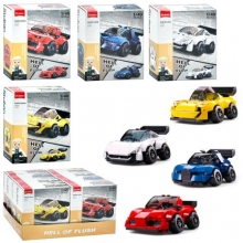 Конструктор SLUBAN M38-B1203, машина, 8шт в дисплеї