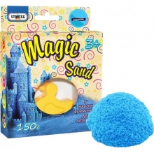 яя Кінетичний пісок Magic Sand блакитний з формочкою 150 г (39302)