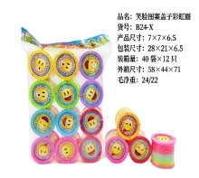 яя Пружинка B24-X, смайл, 12шт в упаковці