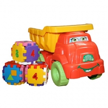 я Вантажівка 013585 з кубиками 3кольори Doloni Toys