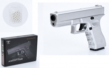 Пістолет V20, пласт кулі, метал, в кор-ці