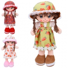 Лялька YG0413, м'яконабивна, 3кольори, у пакеті