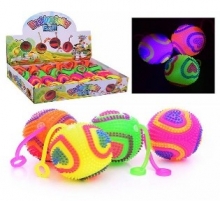 яя М'яч масажний F1, серце, 24шт в дисплеї