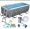 . BW Басейн каркасний 56456, 412-201-122см, драбина, насос