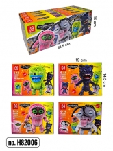 Конструктор H82006, Fuggleg, 119-126дет, 8шт в дисплее