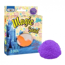 яя Кінетичний пісок Magic Sand бузковий з формочкою 150 г (39304)