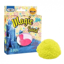 яя Кінетичний пісок Magic Sand жовтий з формочкою 150 г (39306)