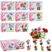 Конструктор BB006, квітка, 8шт в дисплеї