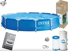 INTEX Басейн каркасний 28212, 366-76см, насос