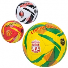 М'яч футбольний 2500-301, 3види, в пакеті