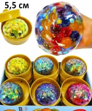 Іграшка Bun-mini-orbiz, антистрес, 12шт в дисплеї