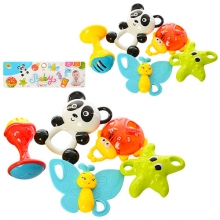 Брязкальце 2805, набір 5шт, 2види, у пакеті