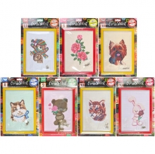я Набір Вышивка крестиком на канве AIDA Cross Stitch VKB-01-01/15 Danko Toys