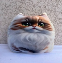 яя Подушка №52 Кіт Пухнастик