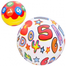 М'яч дитячий MS 3733, цифри, 2види