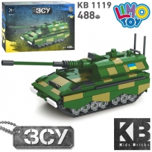 Конструктор KB 1119, військовий танк, 488дет, в кор-ці