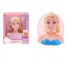 Лялька голова для зачісок BM3319-3B, 2кольори, в кор-ці