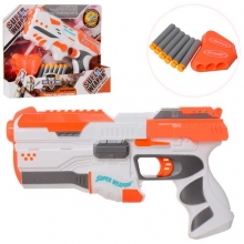 Пістолет 921AB, м'які кулі-присоски, 2види, в кор-ці