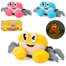 Музична іграшка S-003A, краб, 3кольори, в кор-ці