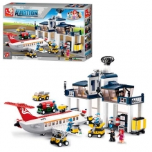 Конструктор SLUBAN M38-B0373, авіація, 810дет, в кор-ці