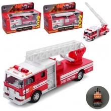 Машина XG879-105A, пожежна, метал, 3види, в кор-ці